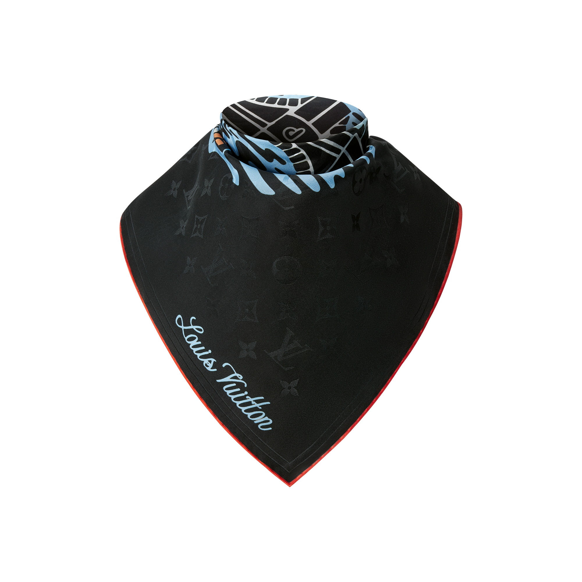 LV City Stamp Bandana . - Accessories | LOUIS VUITTON